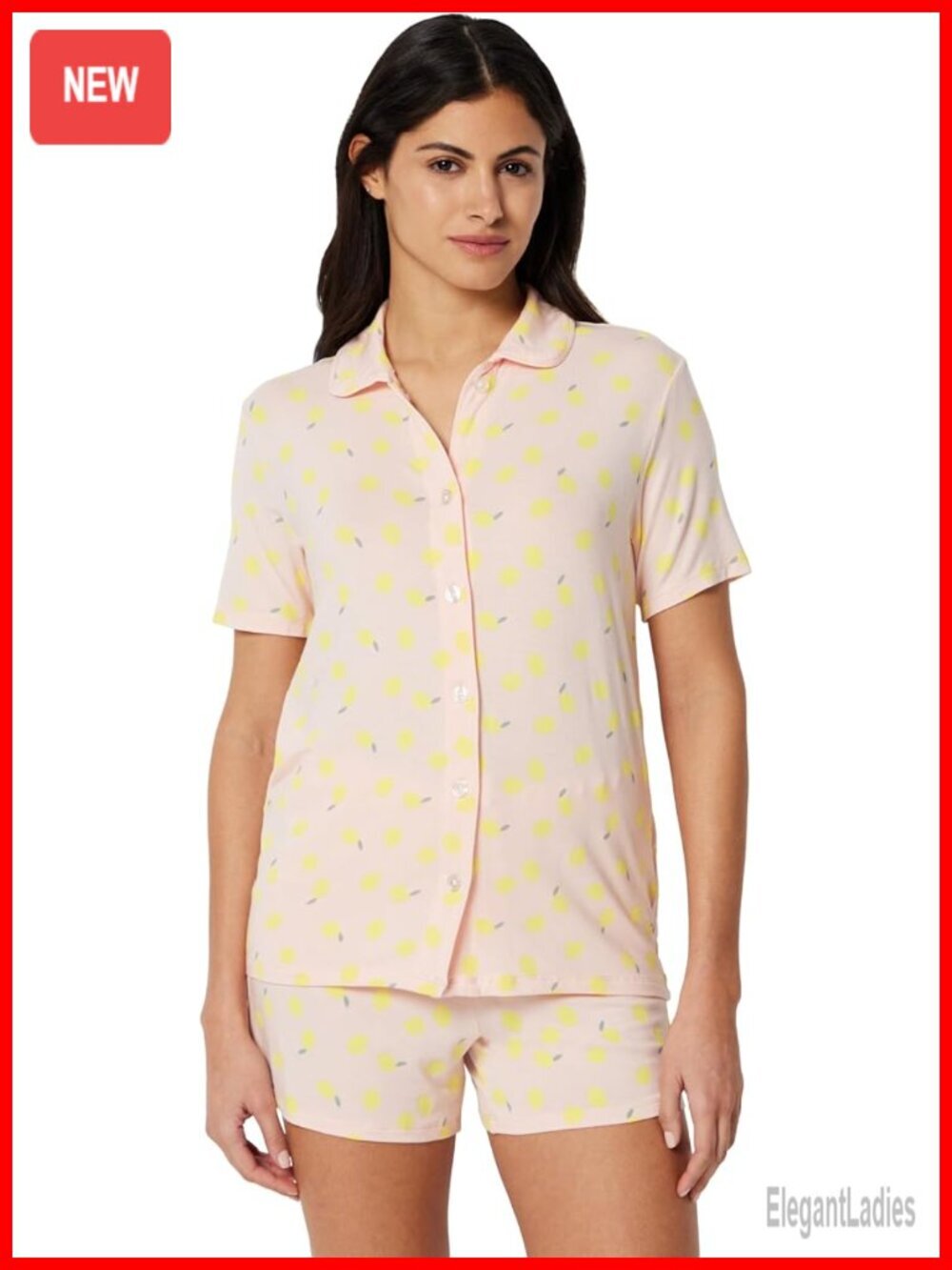 Short Sleeve Pajama Set Modal Blend Relaxed Fit